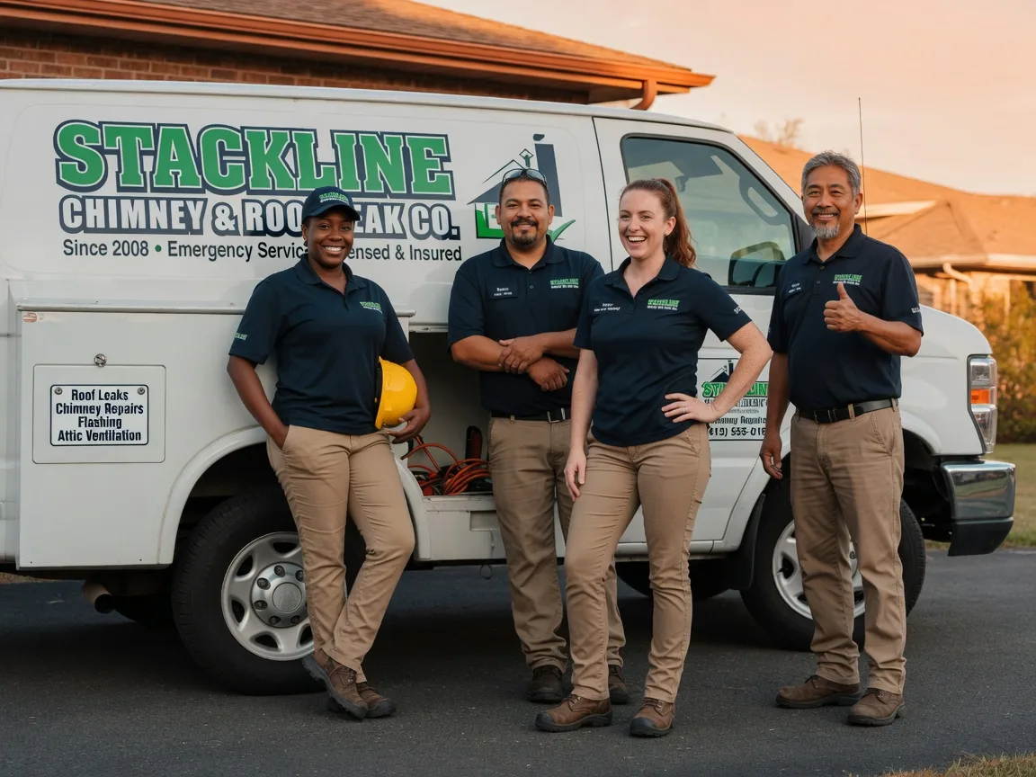 Chimney flashing repair company in Kossuth, PA